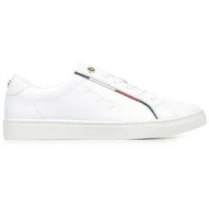 Tommy Hilfiger Tommy Hilfiger Signature Sneaker Femme Baskets Blanc - 39 pas cher