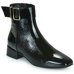 Boots Tommy Hilfiger PATENT SQUARE TOE MID HEEL BOOT femme