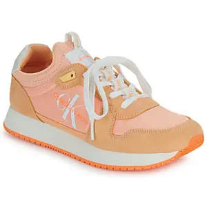 Lage Sneakers Calvin Klein Jeans RUNNER SOCK LACEUP NY-LTH Roze pas cher