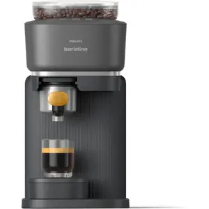 Philips Machine à expresso Baristina - Noire / Porte-filtre Jaune Mangue pas cher