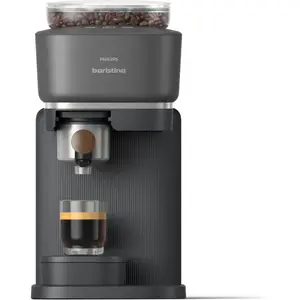 Philips Machine à expresso Baristina - Noire / Porte-filtre Bois de Noyer pas cher