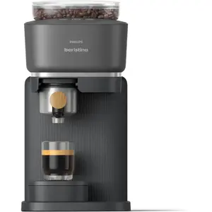 Philips Machine à expresso Baristina - Noire / Porte-filtre Bois de Hêtre pas cher
