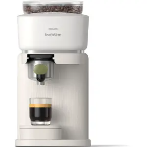 Philips Machine à expresso Baristina - Blanche / Porte-filtre Vert Sauge pas cher