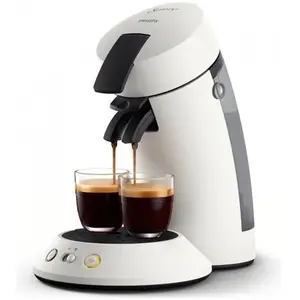Philips Senseo® Original Plus Machine à café, choix de café, café boosté, en plastique recyclé, blanc (CSA210/11) pas cher