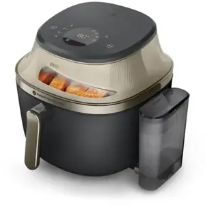 Comparateur de prix : Philips FRIG.ARIA PHILI.NA543/00 7,2LT ACC. VAPORE, Friteuse, Noir, Or