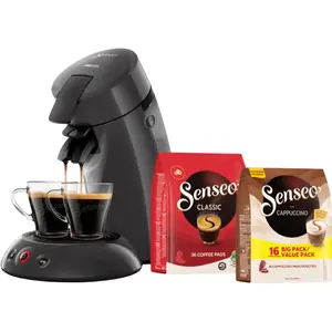 Philips Senseo Original HD6553/50 + Dosettes de Café pas cher