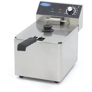 Comparateur de prix : Maxima Frituurpan 8 L - 1 Mand - tot 1,4 Kg Frites - Friteuse - Horeca Frituur pan - RVS - 8 Liter