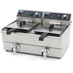 Comparateur de prix : Maxima Friteuse Double 13 + 13L - avec Robinet