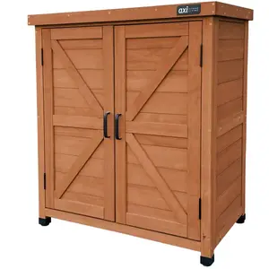 Comparateur de prix : AXI Felix Armoire de jardin en bois marron - Armoire Exterieur, Armoir...
