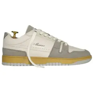 Mercer Amsterdam The Brooklyn White/taupe Size: 37 | Sneakers Outlet | Unisex | WitVendu parspartoo