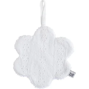 Baby's Only Doudou attache sucette fleur Calm blanc pas cher