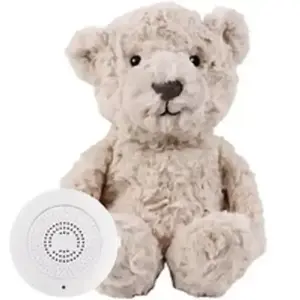 FLOW Peluche bruit blanc rechargeable Lou ours beige pas cher