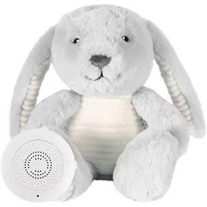 Comparateur de prix : Peluche bruit blanc rechargeable Milo lapin gris