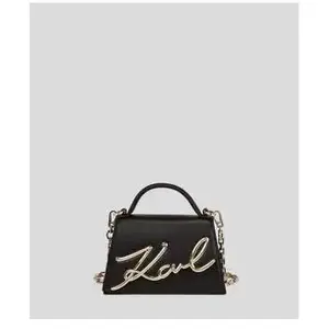 Karl Lagerfeld K/Signature - Petit sac bandoulière Noir-Or 240W3004-A1W30038-992Vendu parcdiscount