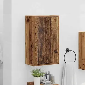 vidaXL Cabinet de salle de bain Bois ancien 39 x 23.5 x 65 cm pas cher