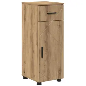 vidaXL Cabinet de salle de bain chêne artisanal 30 x 35 x 80 cm pas cher