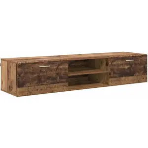 vidaXL Meuble TV Bois ancien 150 x 39 x 30 cm Bois d'ingénierie pas cher