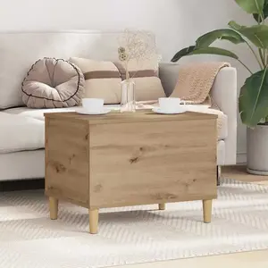 vidaXL Cabinet de chevet chêne artisanal 60 x 44.5 x 45 cm pas cher