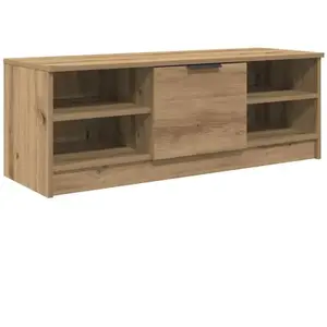 vidaXL Meuble TV Chêne artisanal 102 x 35 x 36,5 cm Bois d'ingénierie pas cher