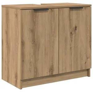 vidaXL Vidaxl Cabinet De Salle De Bain Chêne Artisanal 64,5 X 33,5 X 5... pas cher