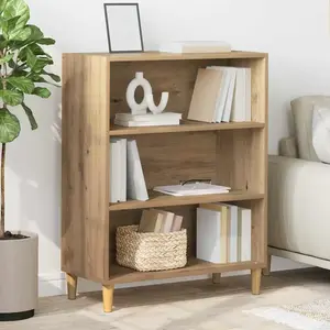 vidaXL Buffet Chêne artisanal 69,5 x 32,5 x 90 cm Bois d'ingénierie pas cher