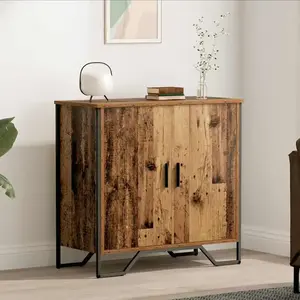 vidaXL Buffet Marron 78 x 35.5 x 74.5 cm Bois d'ingénierie pas cher