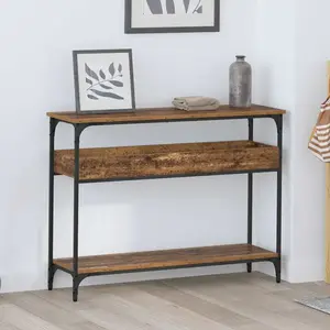 vidaXL Table console Bois ancien 100 x 29 x 75 cm Bois d'ingénierie pas cher