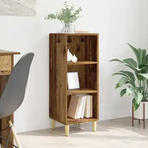 vidaXL Buffet Bois ancien 32.5 x 34.5 x 90 cm Bois d'ingénierie pas cher