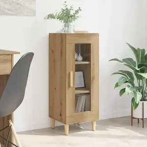 vidaXL chêne artisanal 34,5 x 32,5 x 90 cm Bois d'ingénierie pas cher