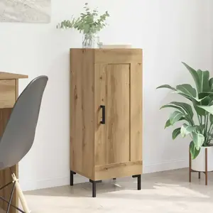 vidaXL Buffet Olden Chêne artisanal 34,5 x 34 x 90 cm pas cher