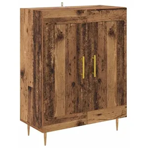 vidaXL Vidaxl Buffet Bois Ancien 69,5 X 34 X 90 Cm Bois D'ingénierie E... pas cher