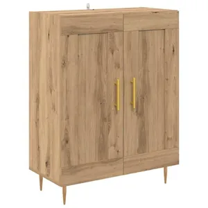 vidaXL Vidaxl Buffet Chêne Artisanal 69,5 X 34 X 90 Cm pas cher