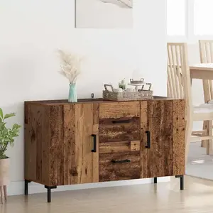 vidaXL Buffet Bois Ancien 100 x 36 x 60 cm Bois d'ingénierie pas cher