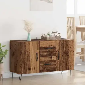 vidaXL Buffet Bois Ancien 100 x 36 x 60 cm Bois d'ingénierie pas cher