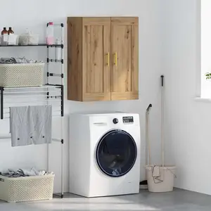 vidaXL Meuble mural Chêne artisanal 69,5 x 34 x 90 cm pas cher
