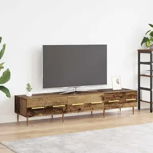 vidaXL Meuble TV Bois Ancien 150 x 36 x 30 cm Bois d'ingénierie pas cher