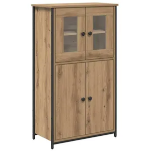 vidaXL Vidaxl Haut Armoire Chêne Artisanal 62 X 32 X 106,5 Cm pas cher