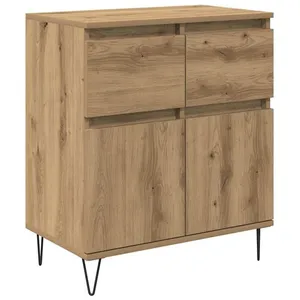 vidaXL Vidaxl Buffet Chêne Artisanal 60 X 35 X 70 Cm Bois D'ingénierie...