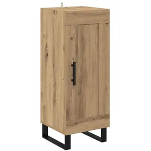 vidaXL Vidaxl Buffet Chêne Artisanal 34,5 X 34 X 90 Cm pas cher