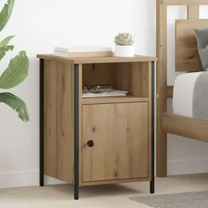 vidaXL vidaXL Cabinet de chevet Chêne artisanal 40 x 42 x 60 cm pas cher