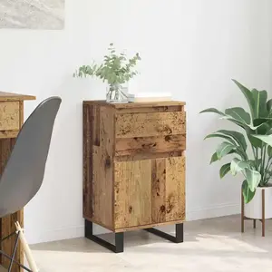 vidaXL Buffet Bois ancien 35 x 40 x 70 cm Bois d'ingénierie pas cher