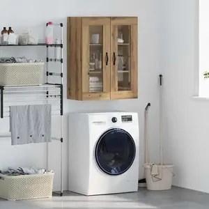 vidaXL Meuble mural Chêne artisanal 69,5 x 34 x 90 cm pas cher