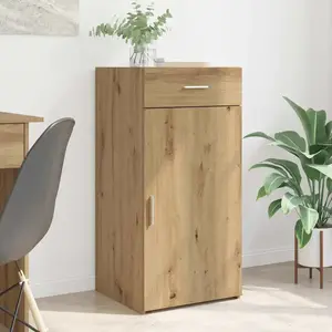 vidaXL Buffet chêne artisanal 45 x 42,5 x 93 cm Bois d'ingénierie pas cher