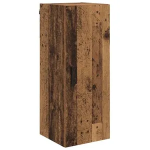 vidaXL Vidaxl Meuble Mural Bois Ancien 34,5 X 34 X 90 Cm Bois D'ingéni... pas cher