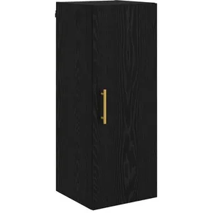 vidaXL Vidaxl Meuble Mural Chêne Noir 34,5 X 34 X 90 Cm Bois D'ingénie... pas cher