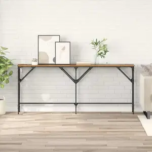 vidaXL Table console Bois ancien 180 x 29 x 75 cm Bois d'ingénierie pas cher
