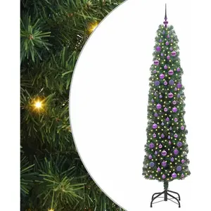 vidaXL Vidaxl Sapin De Noël Artificiel Vert 210 Cm Pvc pas cher
