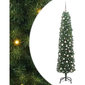 vidaXL Vidaxl Sapin De Noël Artificiel Vert 210 Cm Pvc pas cher