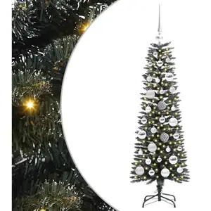 vidaXL Sapin de Noël artificiel avec 150 LED Vert 40,5 x 40,5 x 120 cm pas cher