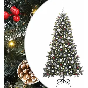 vidaXL Sapin de Noël artificiel avec 300 LED Vert 99 x 99 x 180 cm pas cher